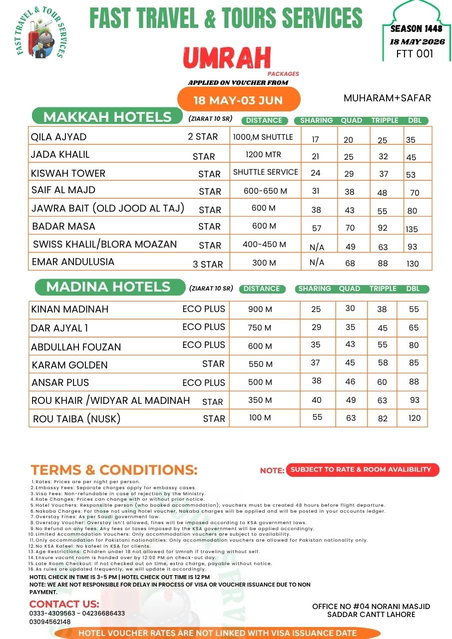 FAST TRAVEL & TOURS